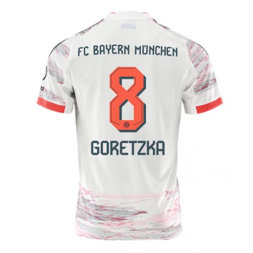Fotballdrakt Herre Bayern Munich Leon Goretzka #8 Bortedrakt 2025-26 Kortermet